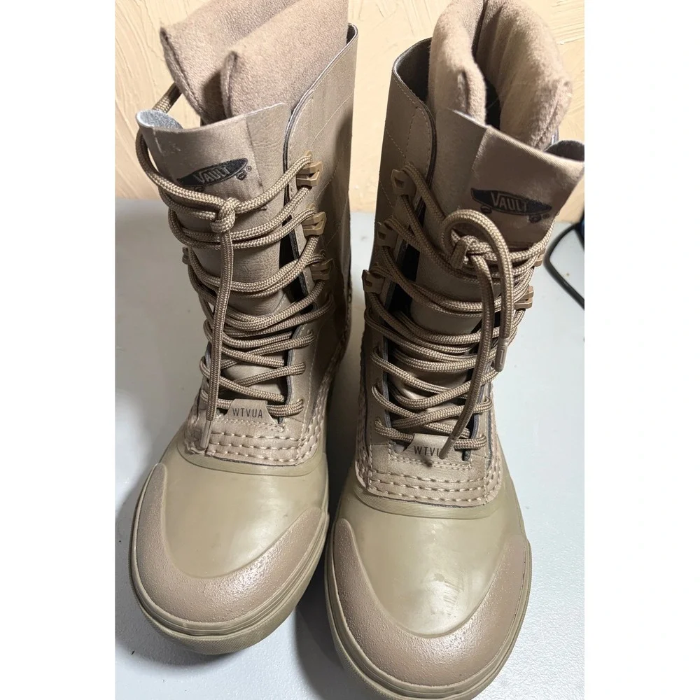Vans WTAPS Standard Snow MTE Boots Mens 11 Tan Vault Urban Territory Winter Lug